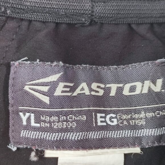 Easton Drawstring Joggers, men's youth Large, black, Ankle Zip - Picture 6 of 14